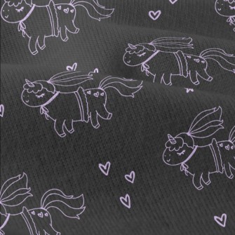 Unicorn And Hand Drawn Love Modern Jersey