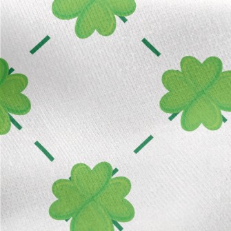 Clover Diamond Jersey Backed Fleece