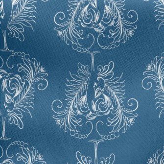 Gorgeous Pattern Bird Jersey Backed Fleece
