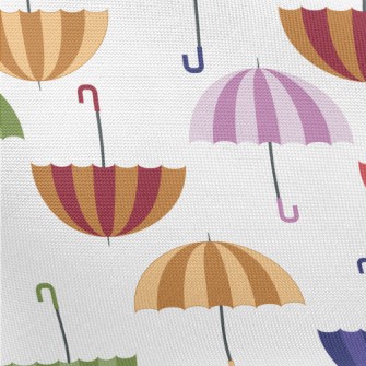 Autumn Colored Umbrellas Pongee