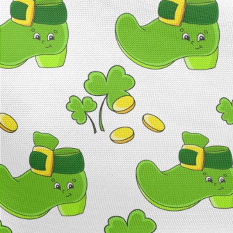 Magic Shoes And Lucky Clover Pongee