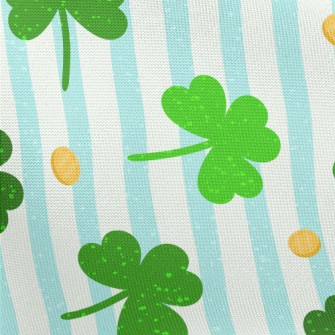 Blue And White Stripes With Lu Pongee