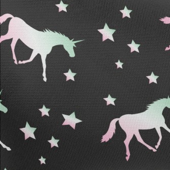 Gradient Unicorn Silhouette Pongee