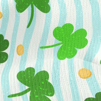 Blue And White Stripes With Lu Stretch Jersey