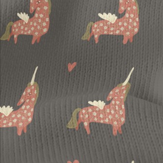 Spotted Flying Unicorn Stretch Jersey