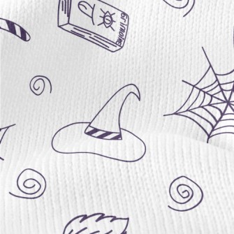 Hand Drawn Simple Witch Elemen Stretch Jersey