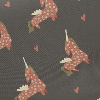 Spotted Flying Unicorn Midweight Cotton Poplin
