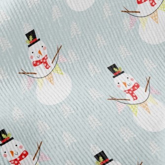 Christmas Decoration Snowman Standard Corduroy