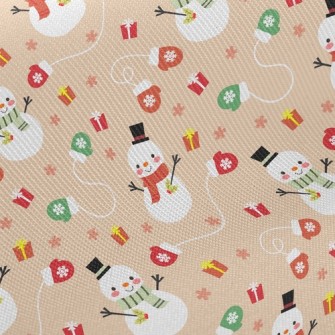 Happy Snowman Gift Twill