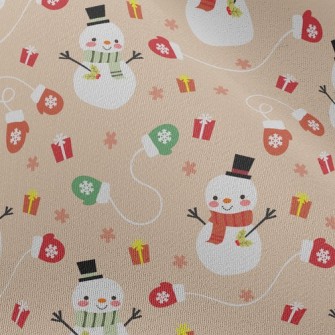 Happy Snowman Gift Chiffon