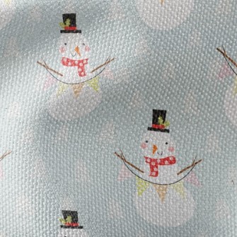 Christmas Decoration Snowman Waterproof Canvas