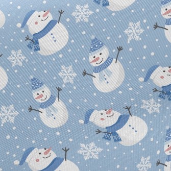 Happy Snowman Twill