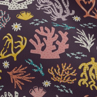 Fish And Coral Sea Chiffon