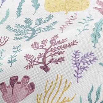 Coral And Seaweed Performance Linen