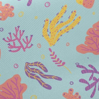 Colorful Coral Twill