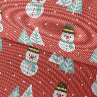 Serious Snowman Christmas Tree Waterproof Oxford