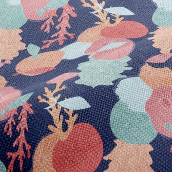 Artistic Texture Coral Performance Linen