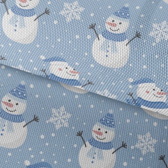 Happy Snowman Waterproof Oxford