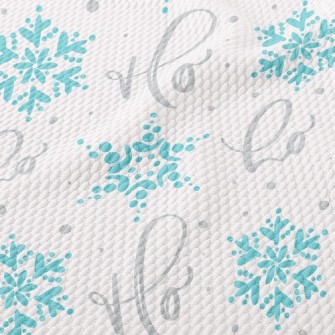 Christmas Snowflake Birdseye Piqué