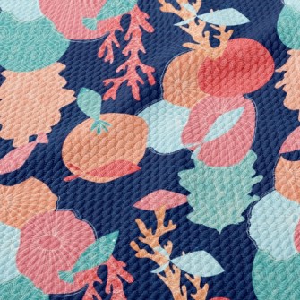 Artistic Texture Coral Birdseye Piqué