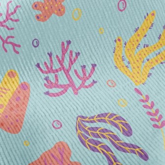 Colorful Coral Standard Corduroy