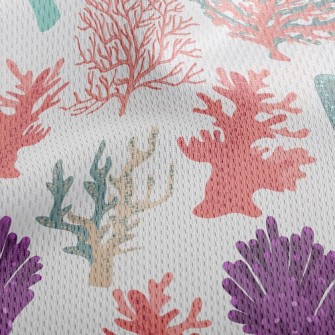 Beautiful Coral Reef Athletic Mesh Flat Back