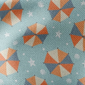 Starfish Shell Parasol Waterproof Canvas