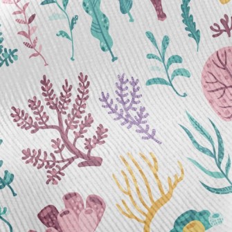 Coral And Seaweed Standard Corduroy
