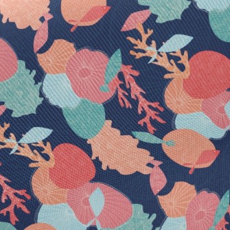 Artistic Texture Coral Twill