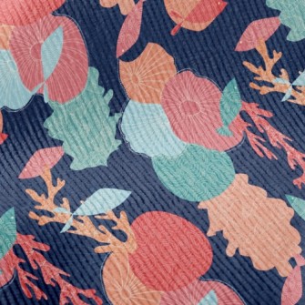 Artistic Texture Coral Standard Corduroy