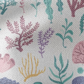 Coral And Seaweed Waterproof Canvas