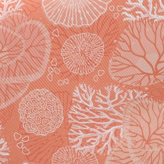 Gorgeous Coral Sea Twill