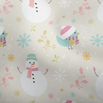 Christmas Bird And Snowman Dobby