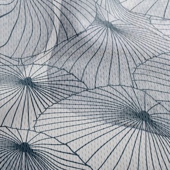 Art Oil Paper Umbrella Athletic Mesh Flat Back