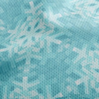 Art Snowflake Athletic Mesh Flat Back