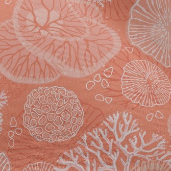 Gorgeous Coral Sea Chiffon