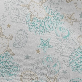 Turtle Coral Shellfish Chiffon
