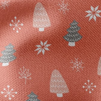 Christmas Tree Forest Waterproof Canvas