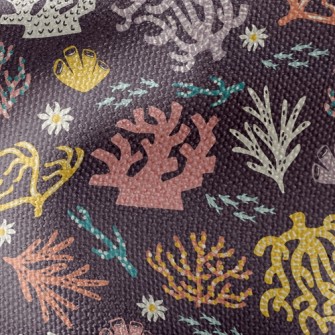 Fish And Coral Sea Waterproof Canvas