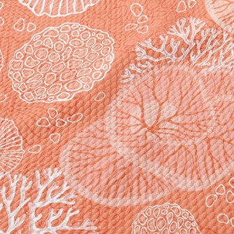 Gorgeous Coral Sea Birdseye Piqué