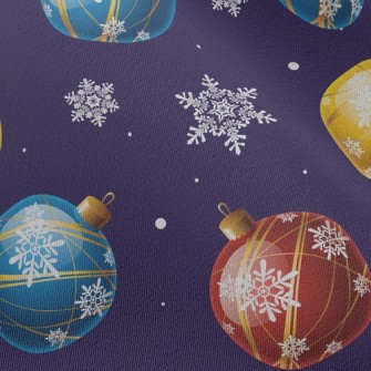 Christmas Glass Ball Chiffon