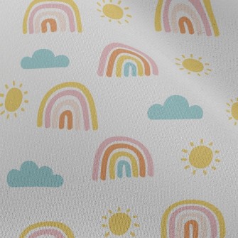 Sun Rainbow Cloud Chiffon