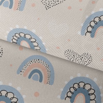 Dots Of Love Graffiti Rainbow Waterproof Oxford