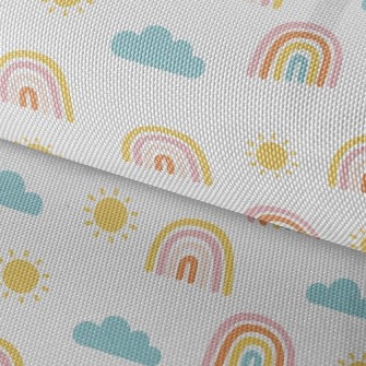 Sun Rainbow Cloud Waterproof Oxford