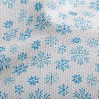 Snowflakes Are Flying Athletic Mesh Flat Back