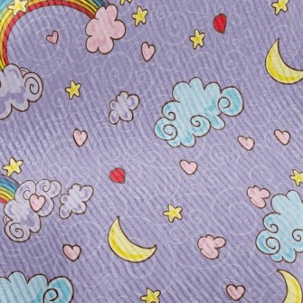 Magic Moon And Rainbow Standard Corduroy
