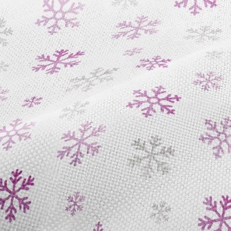Soft Snowflakes Performance Linen