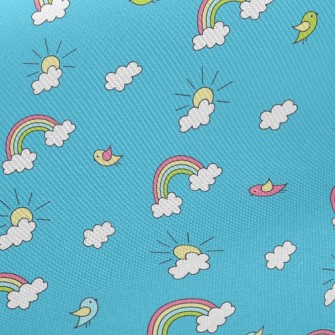 Sun Rainbow Bird Twill