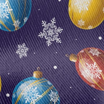 Christmas Glass Ball Standard Corduroy