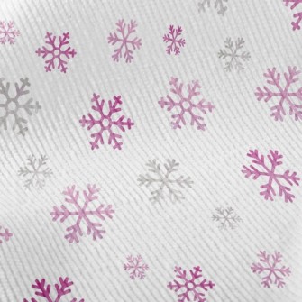 Soft Snowflakes Standard Corduroy